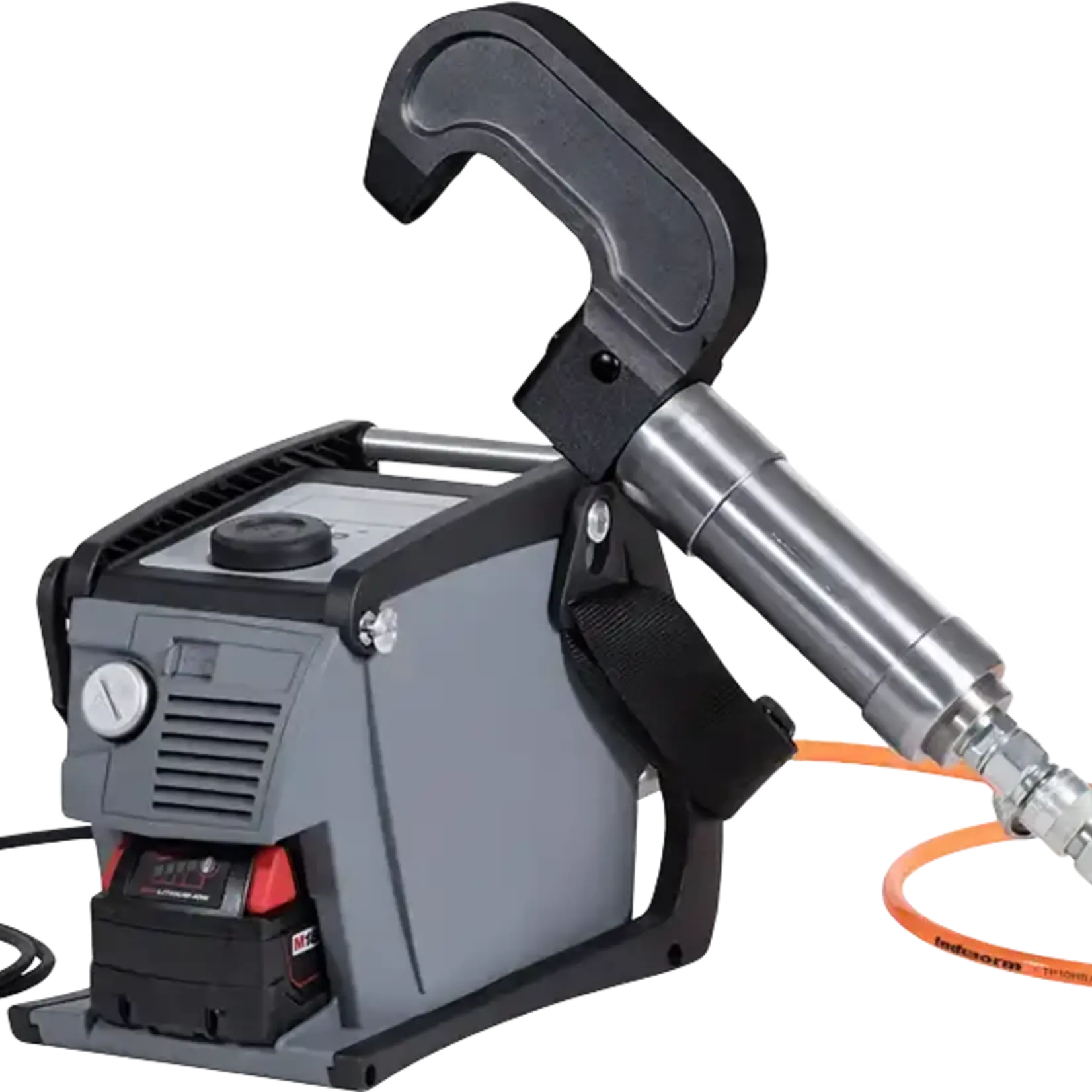 Spanesi Spanesi Electrohydraulic rivet gun with battery with c clamp 43mm and universal matrices - 8 ton