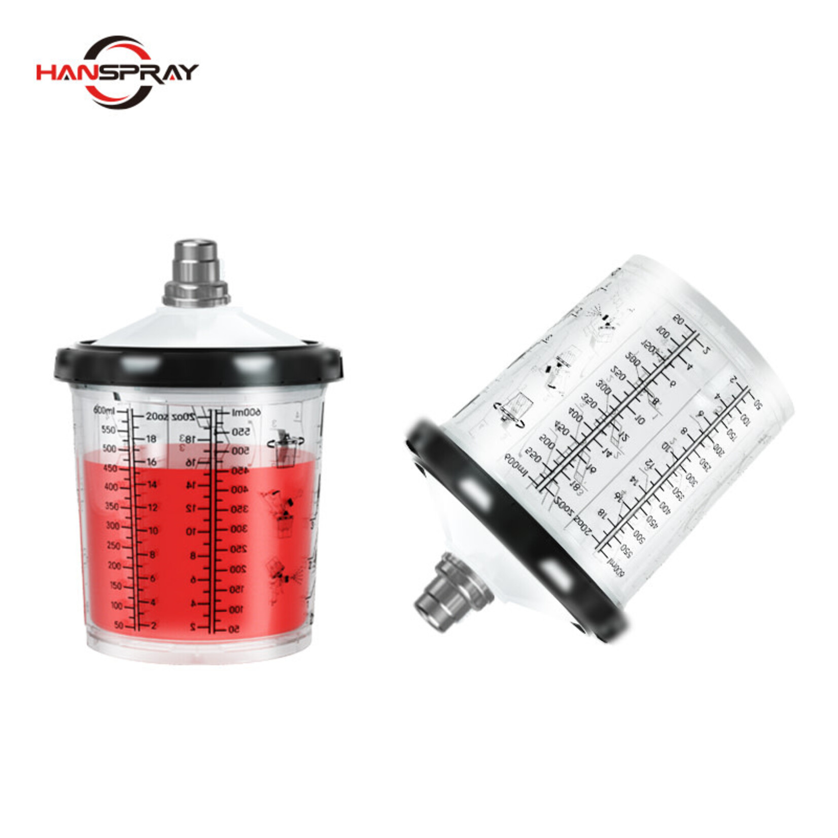 SPS4 SPS4 Paint Cups 650ml 200 micron (50pcs)