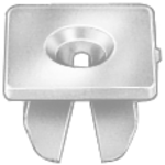 Pelco 0.680061 PELCO NUT SIDE LAMP MARKER 25 Qty Per Pack R / 5