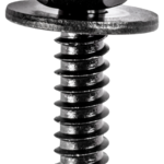 Pelco 0.090261 PELCO HEX.HD 6.3 X 25MM W.17MM BLACK 25 Qty Per Pack G / 1