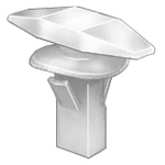 Pelco 0.730091 PELCO WEATHERSTRIP RETAINER 50 Qty Per Pack G / 5