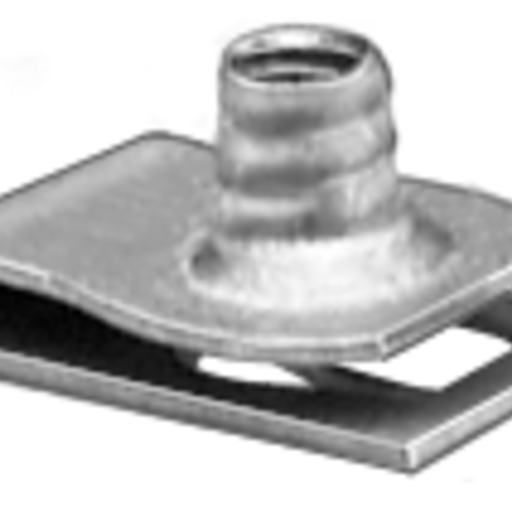 Pelco 0.430011 PELCO EXTRUDED ''U'' NUT M4.2(#8) SCREW 25 Qty Per Pack G / 1