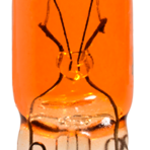 Pelco 501.0194A.1 PELCO WEDGE-BULB  AMBRE T10 (2820,12396,429101) 10 Qty Per Pack R / 9