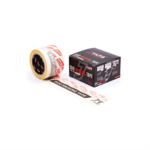 JTAPE JTAPE Unlimited 1150.7520 DUO Masking Tape, 20 m L x 75 mm W, 285 um THK, Ivory with Black and Red Print