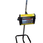 PROTEK PROTEK PORTABLE SHORT WAVE INFRARED LAMP, 1 HEAD, NO TIMER ON STAND 500W 110V