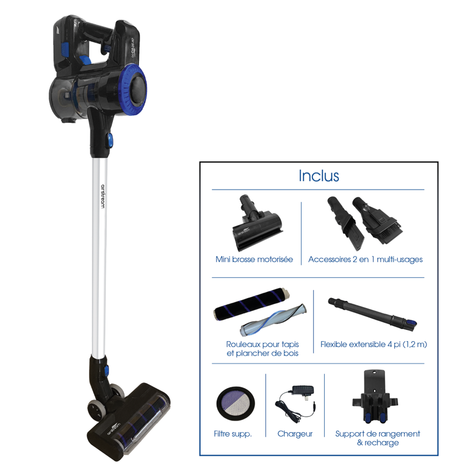 Aspirateur-balai sans fil Stick Vac+ TDSTICKAIR2