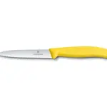 Couteau Office 3 1/4 po lame dentelée jaune 6.7636