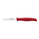 Couteau à éplucher rouge ZWILLING, TWIN Grip, 90mm 38601-090