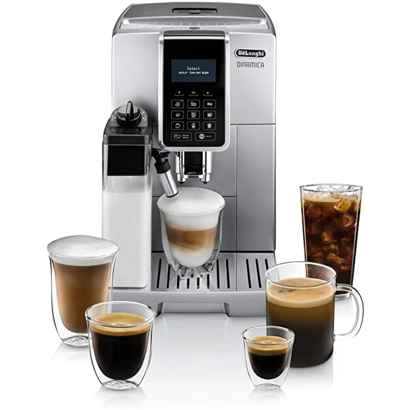 Dinamica machine Espresso auto Lattecrema argent ECAM35075SI