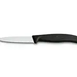 Couteau Office 3 1/4 po lame dentelée noir 6.7633