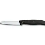 Couteau Office 3 1/4 po lame droite noir 6.7603