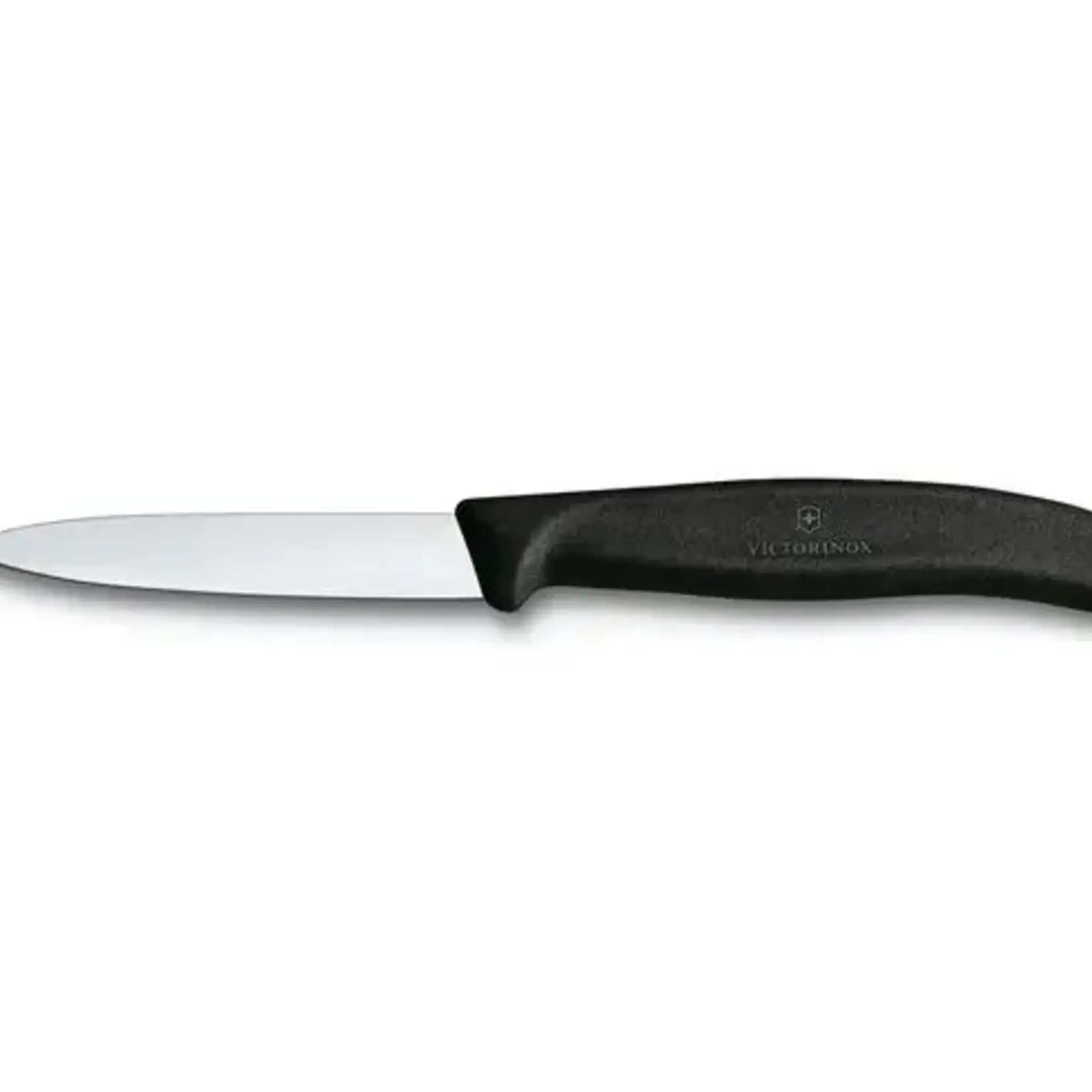Couteau Office 3 1/4 po lame droite noir 6.7603