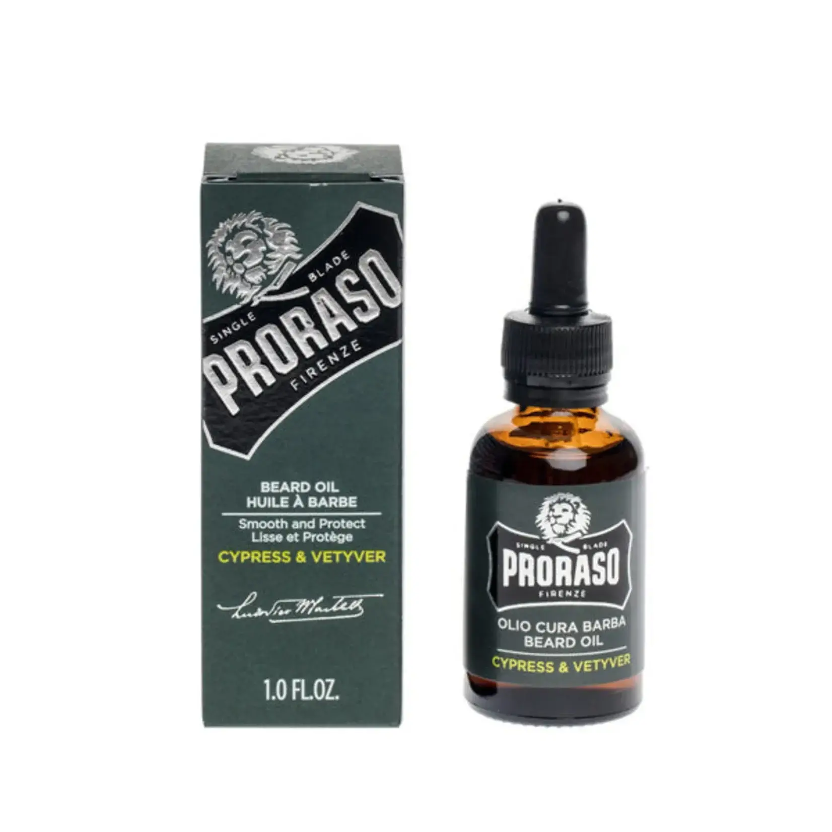 Proraso Huile pour la barbe Cyprès Vetyver Proraso