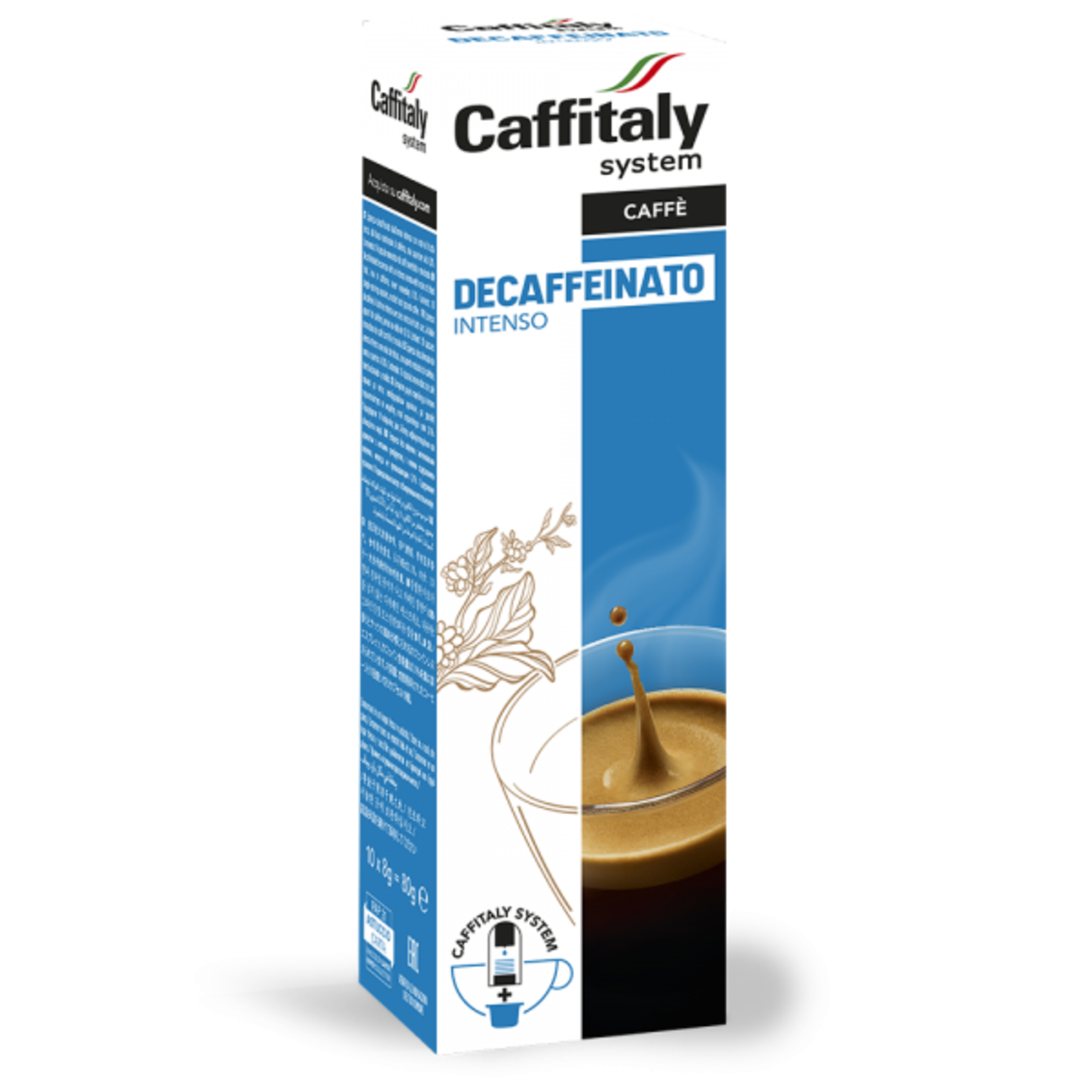 Caffitaly capsules de café décaféinato (10)   1436