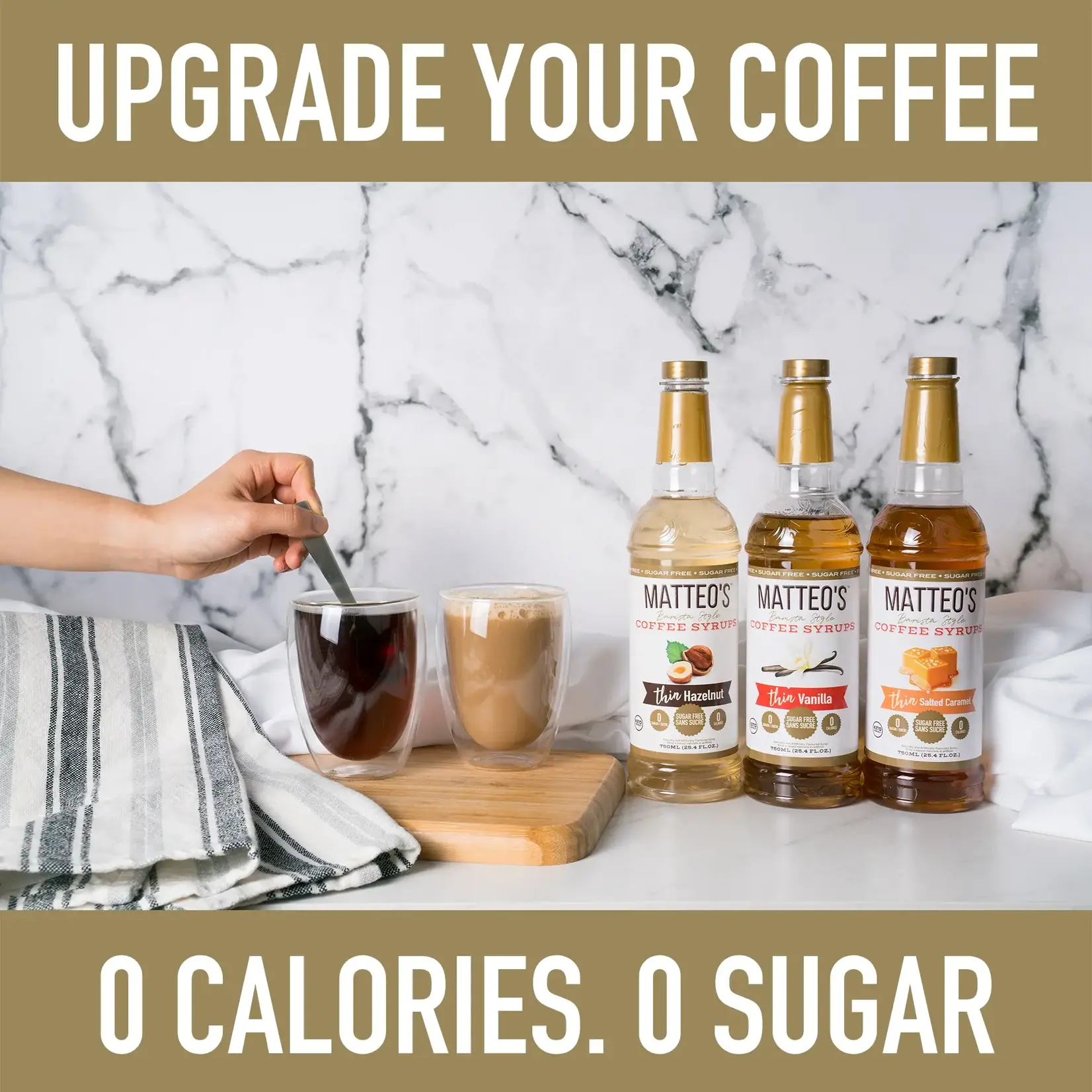 Matteo's Sirop à café sans sucre Matteo's Mocha  750ml 166740