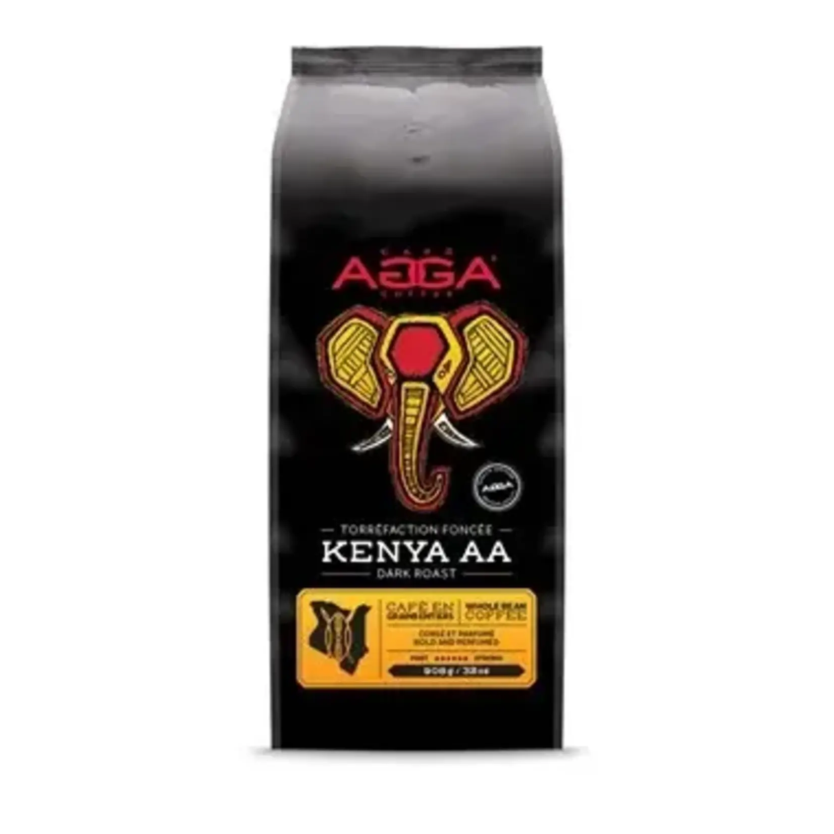 AGGA Café en grain Kenya AA 908g