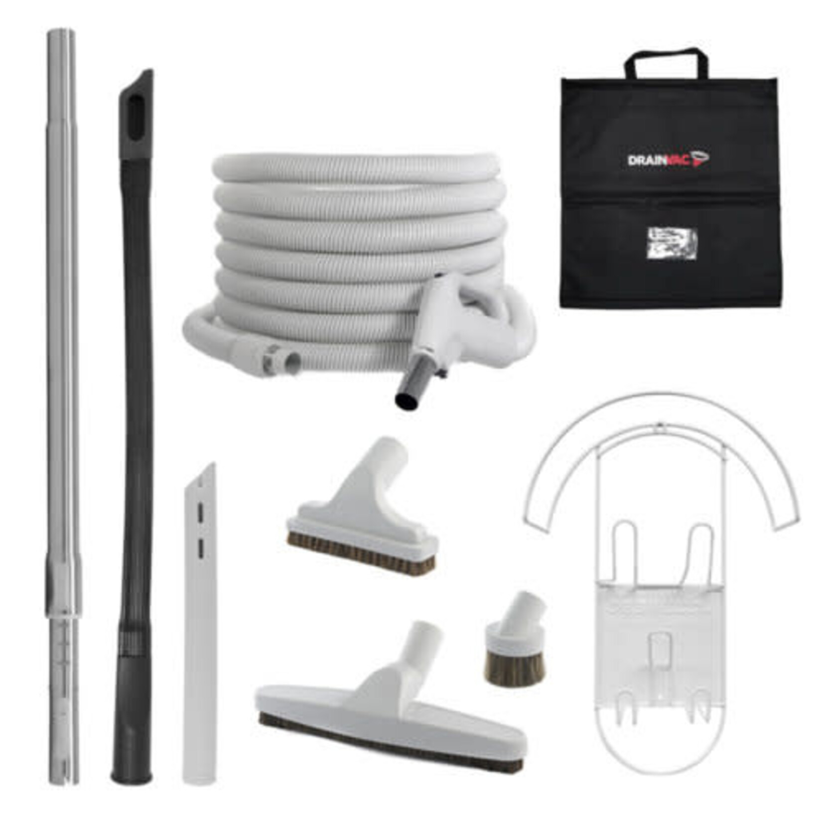 Drainvac Drainvac Trousse d'accessoires pour aspirateur central Premium KIT35P