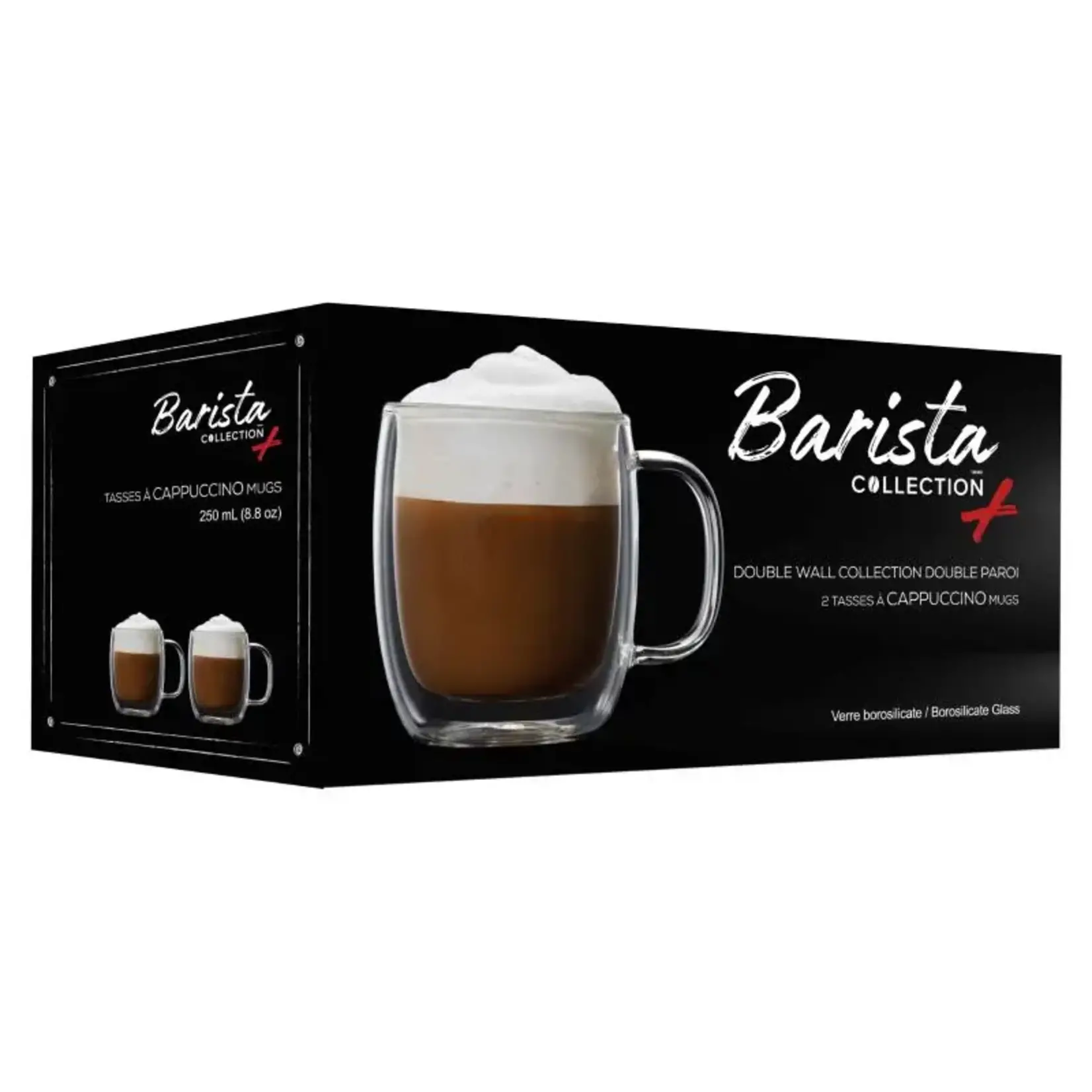 Tasse double paroi barista cappuccino 250ml     BG02773