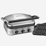 Gril presse-panini COMBO plaques de gaufres Cuisinart CGR-4NWC