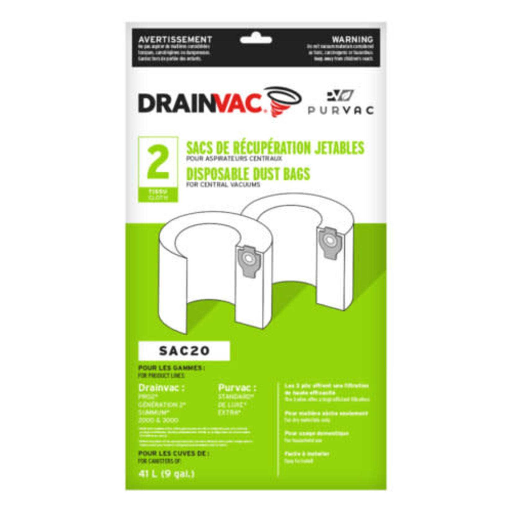 Drainvac Sac20 Drainvac