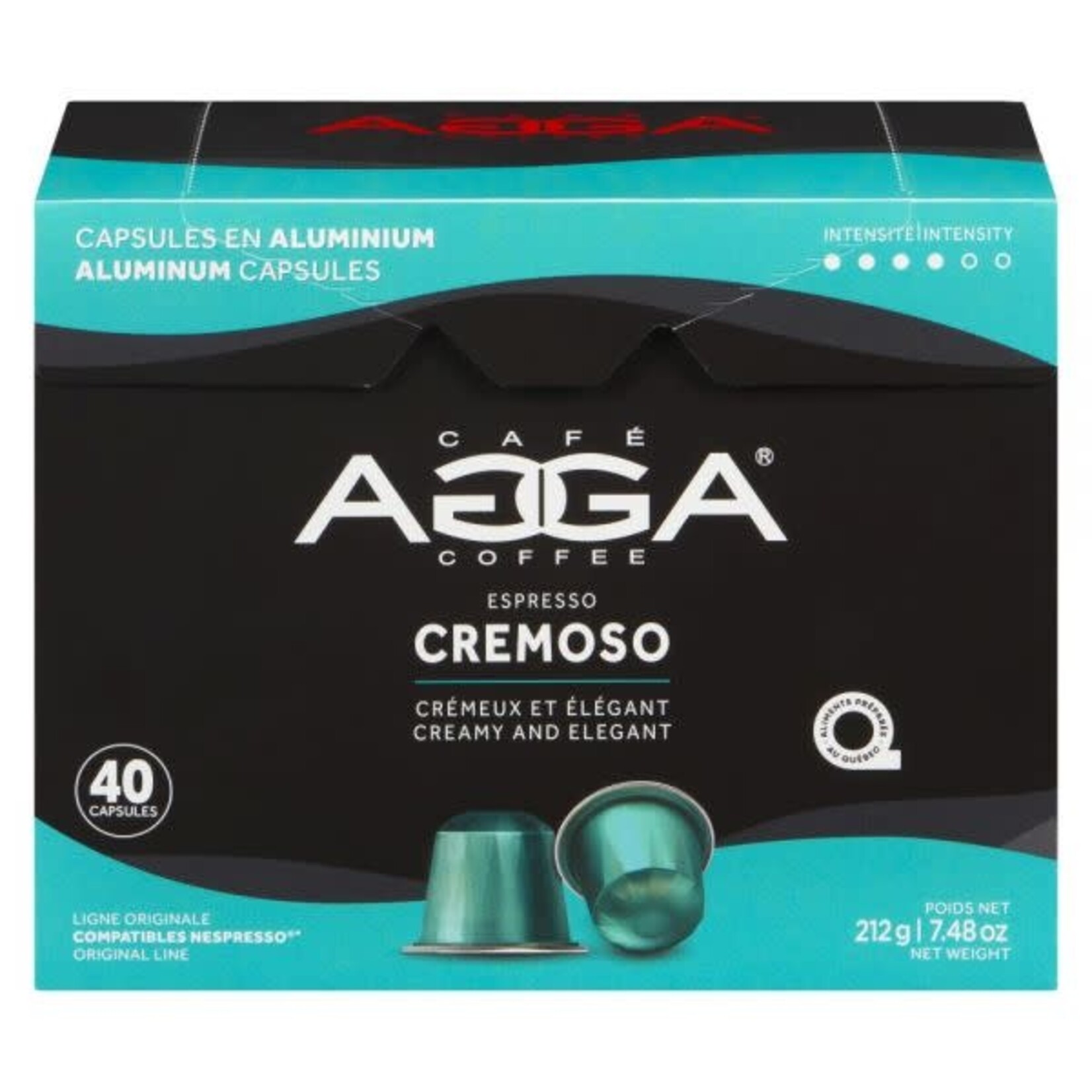 AGGA Cremoso 40 capsules Espresso