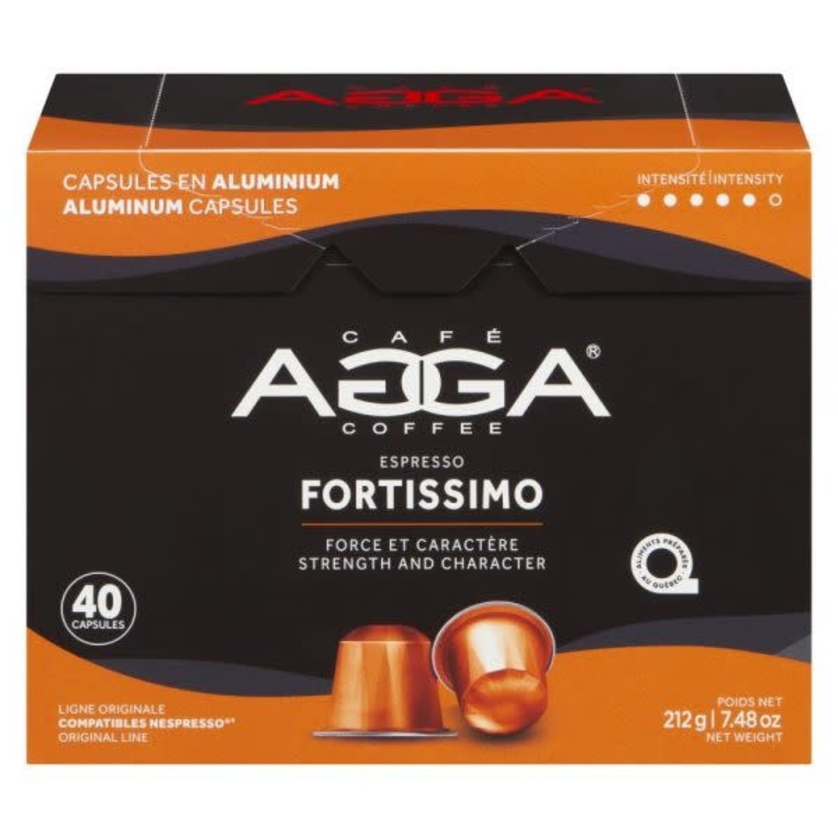 AGGA Fortissimo 40 capsules Espresso
