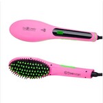 Brosse défrisé rose/vert DHB02A