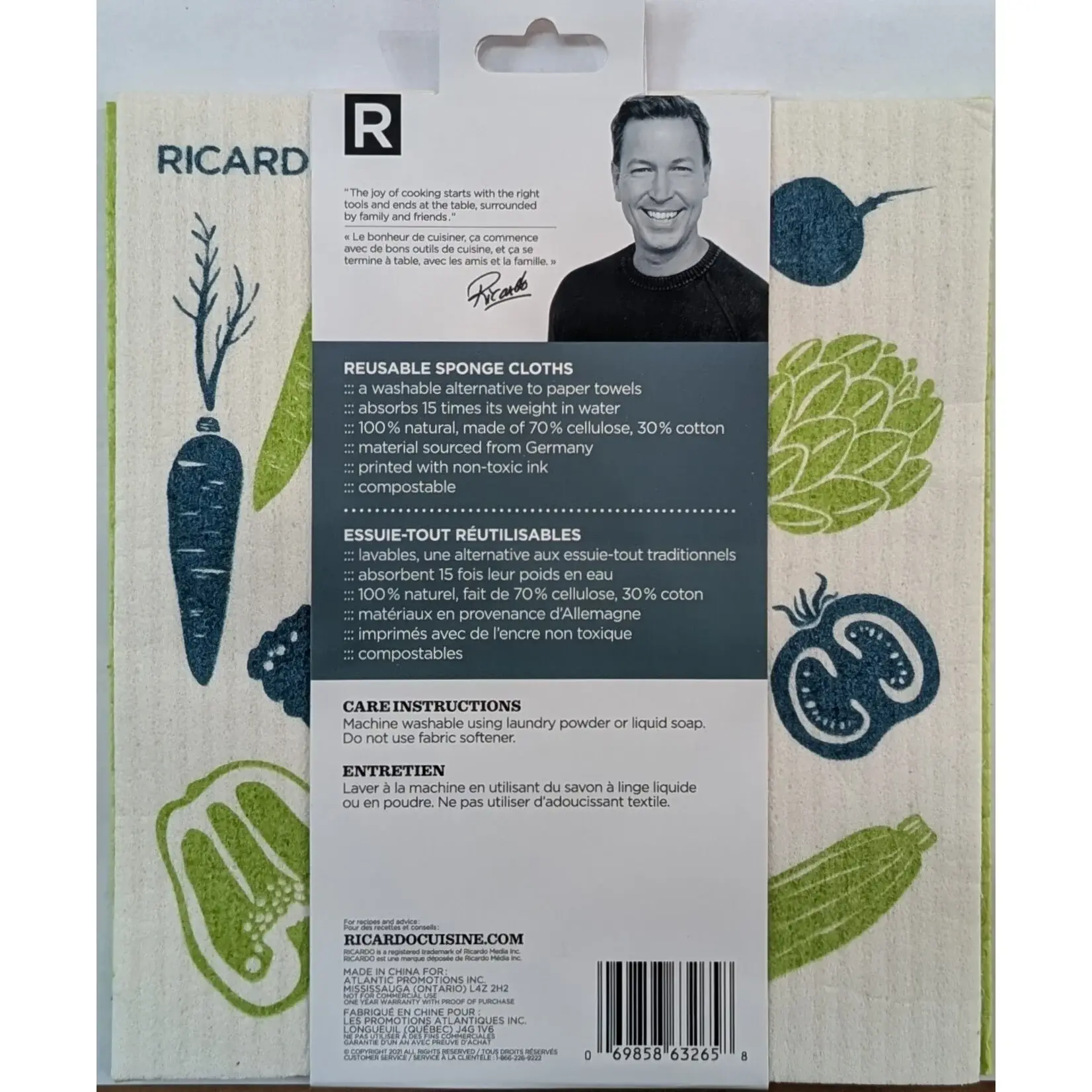 Essuie-tout réutilisable  Ricardo 63265 cadeau avec achat