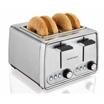 24791c Toaster  chrome 4 tranches Hamilton Beach