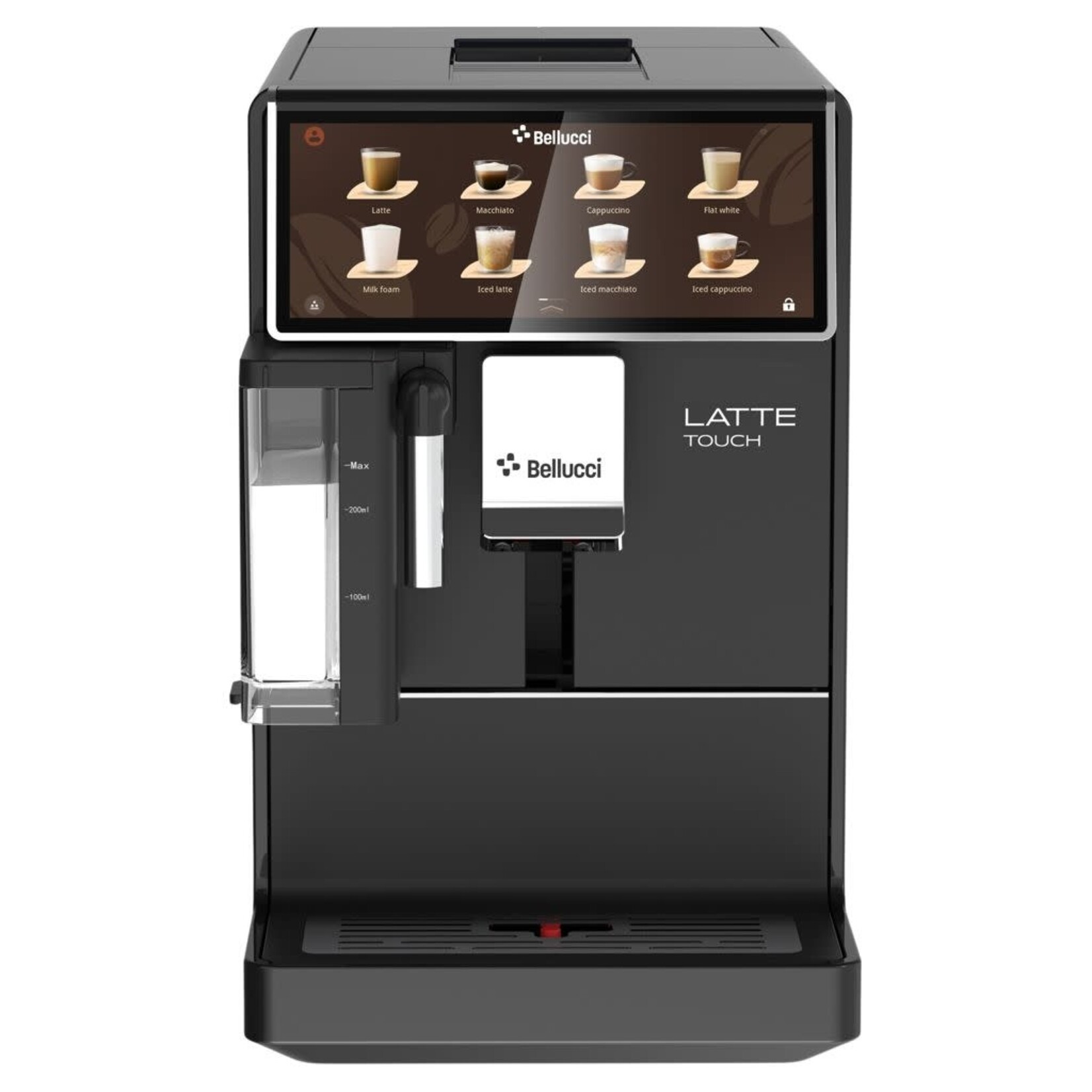 Machine à café espresso Latte Touch noire Bellucci