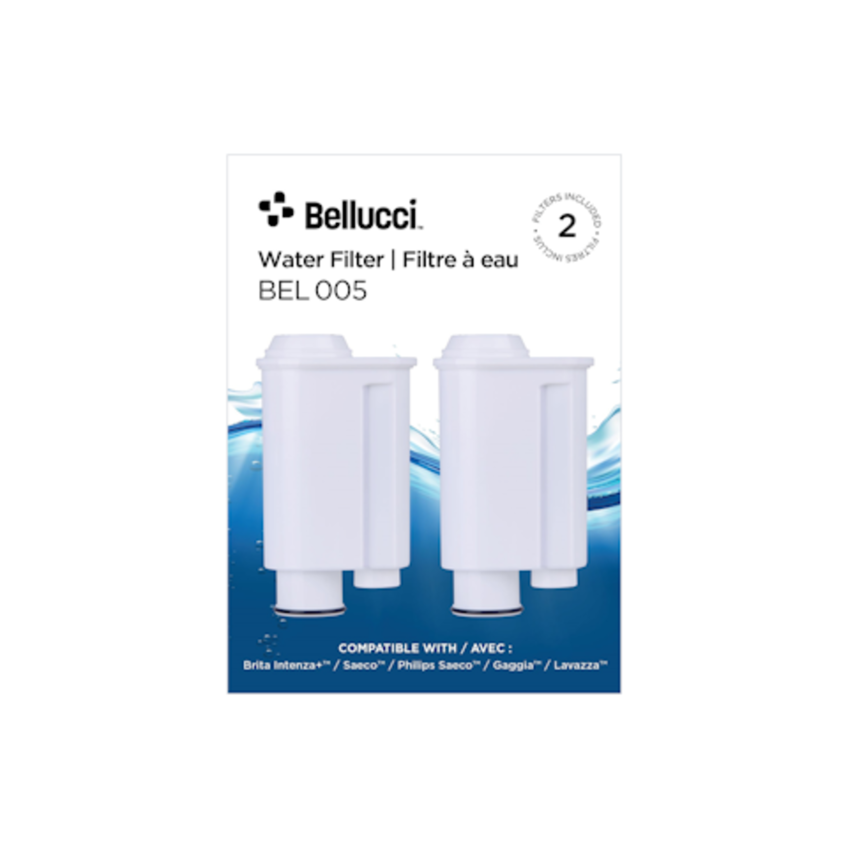 BEL005 filtre à eau Bellucci
