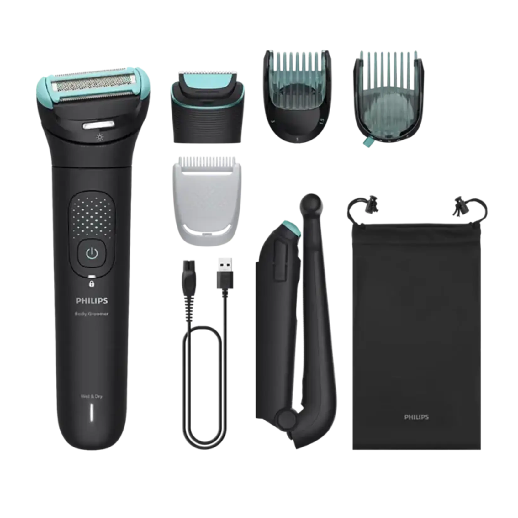 BG7470/28 Rasoir corps et zone intime 2d Séries 7000