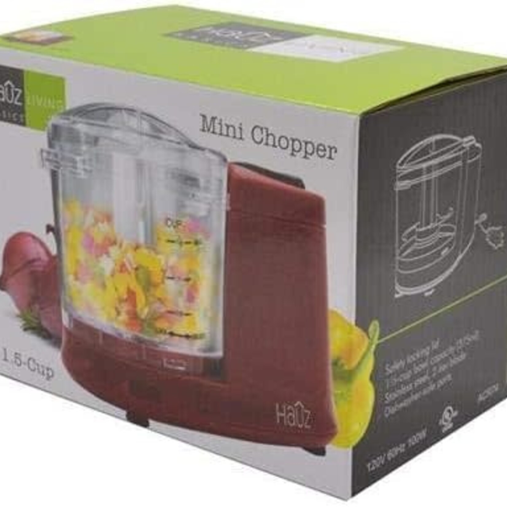 Hauz Hachoir électrique One Touch ACR74 - 1,5 tasse