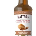 Matteo's Sirop à café sans sucre Matteo's Cannelle Cassonade 750ml 501158