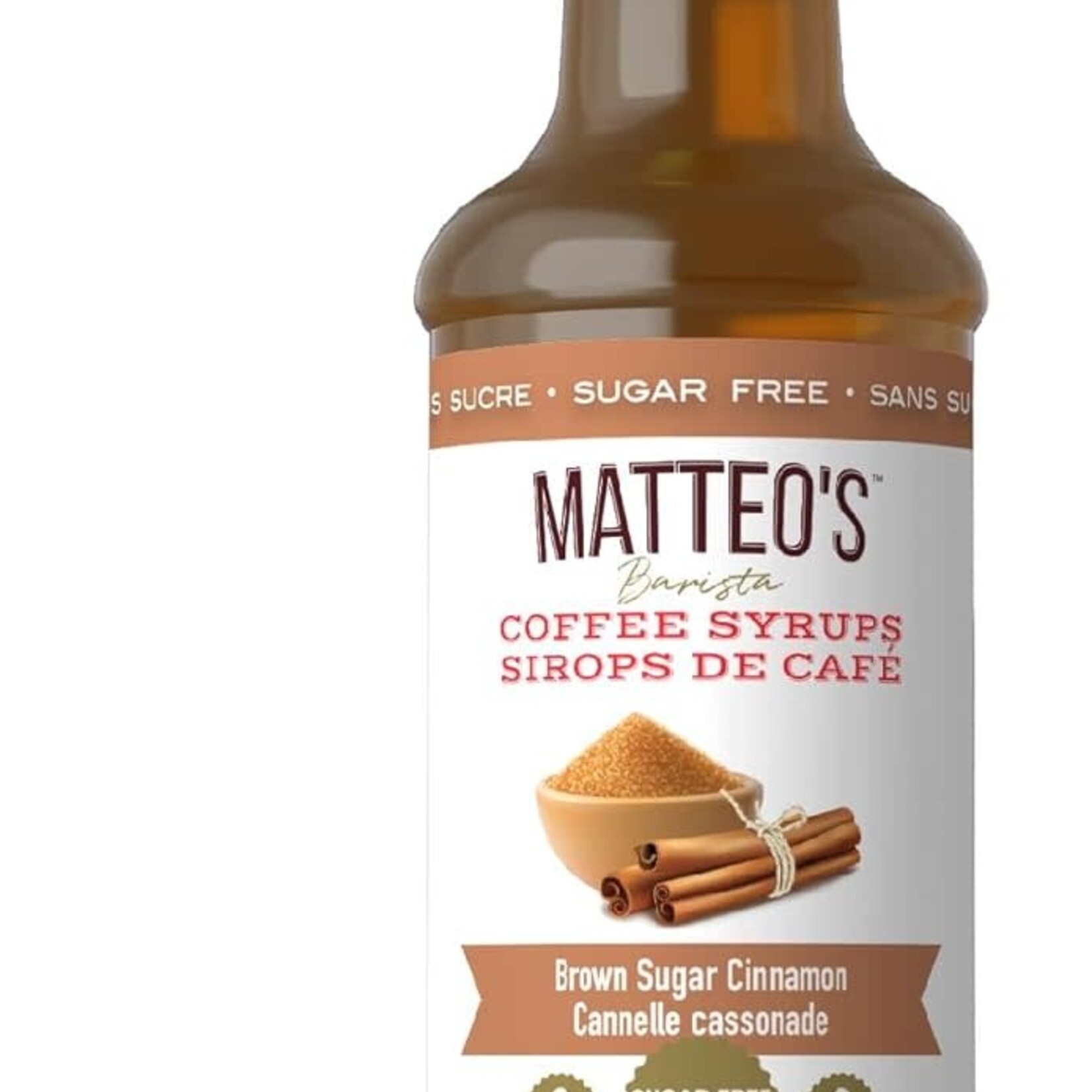 Matteo's Sirop à café sans sucre Matteo's Cannelle Cassonade 750ml 501158