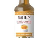 Matteo's Sirop à café sans sucre Matteo's caramel brulé 750ml 501165