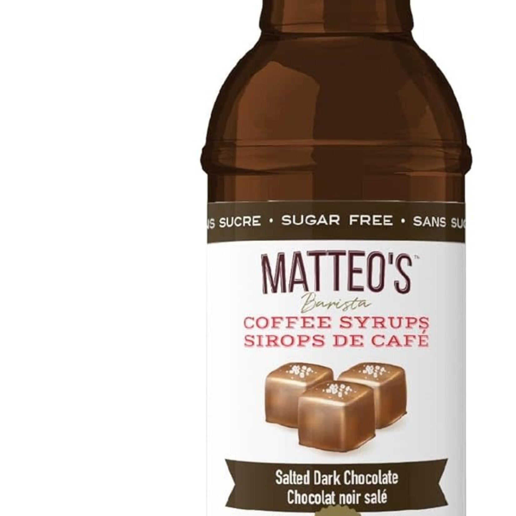 Matteo's Sirop à café sans sucre Matteo's Chocolat noir salé 750ml 500013