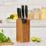 ensemble de couteaux avec bloc de rangement gourmet 80903