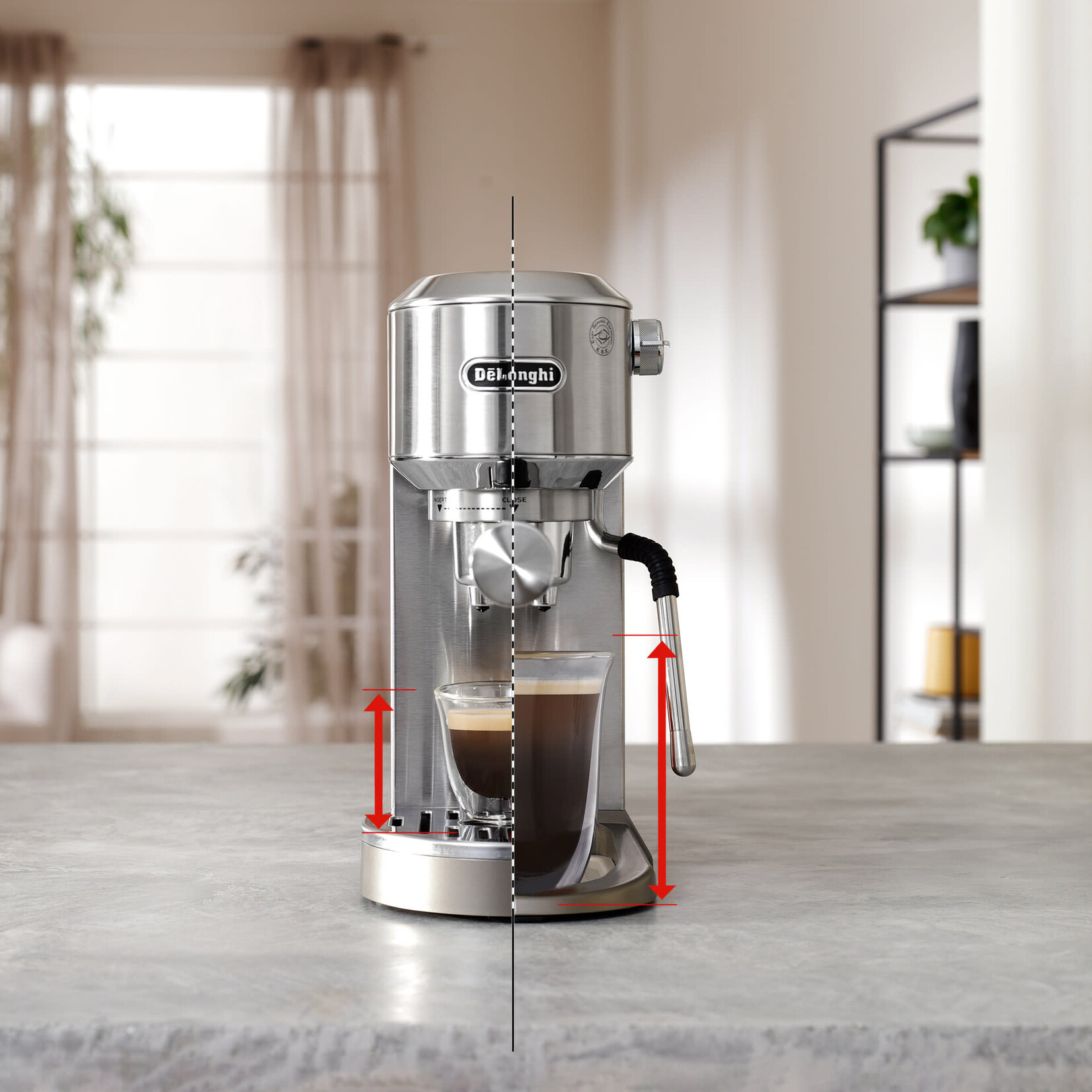 Machine à espresso Dedica Duo avec Cold Brew EC890M