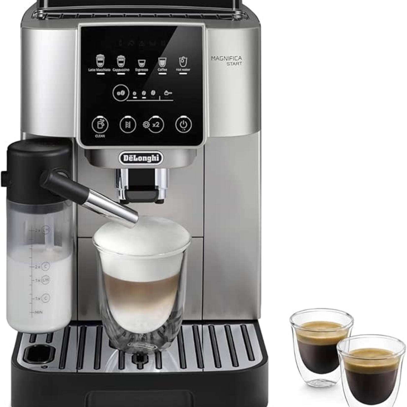 De'Longhi Magnifica Start ECAM22080SB Machine à expresso et à café avec mousseur à lait automatique