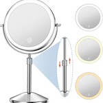 Miroir de courtoisie avec miroir de maquillage 1x/10x de 17,8 cm B0CJV8CWPC