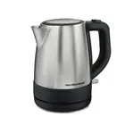 Bouilloire électrique sans fil en acier inoxydable Hamilton Beach 1 L 40998C