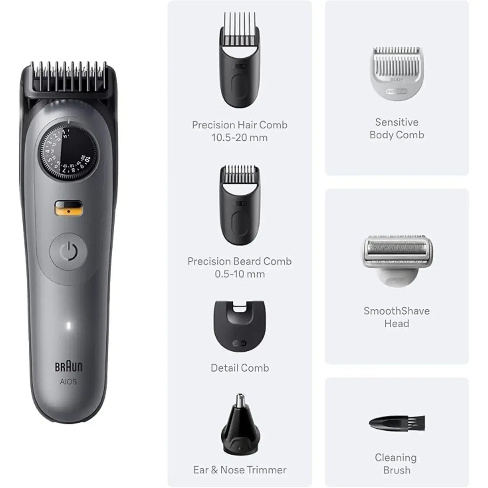 BRAUN Tondeuse série 5 Tout-en-Un AIO5510