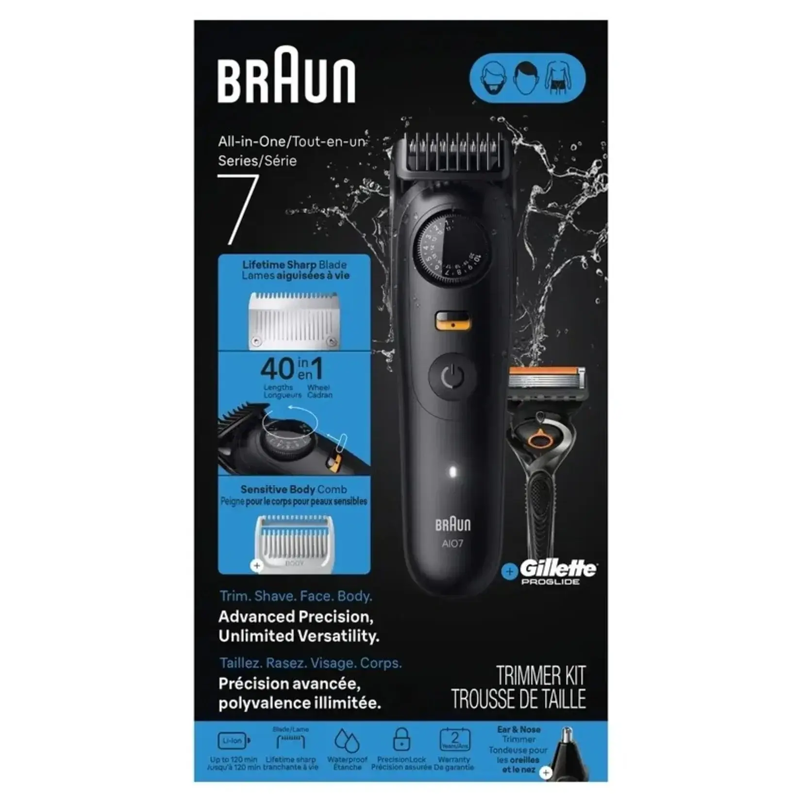 BRAUN Tondeuse série 7 tout-en-un AIO7530