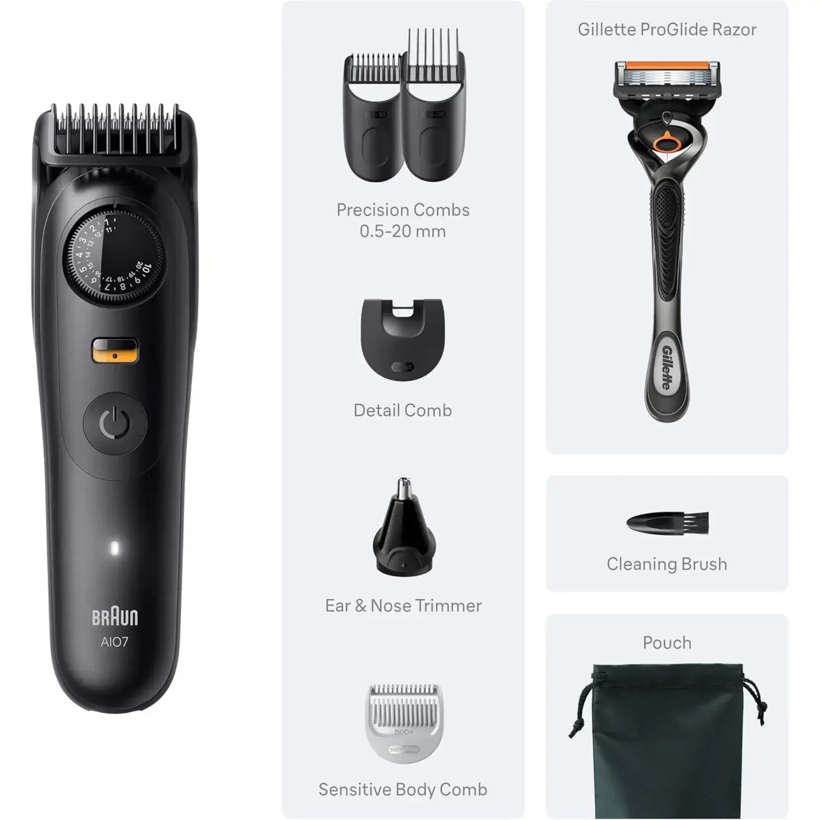 BRAUN Tondeuse série 7 tout-en-un AIO7530