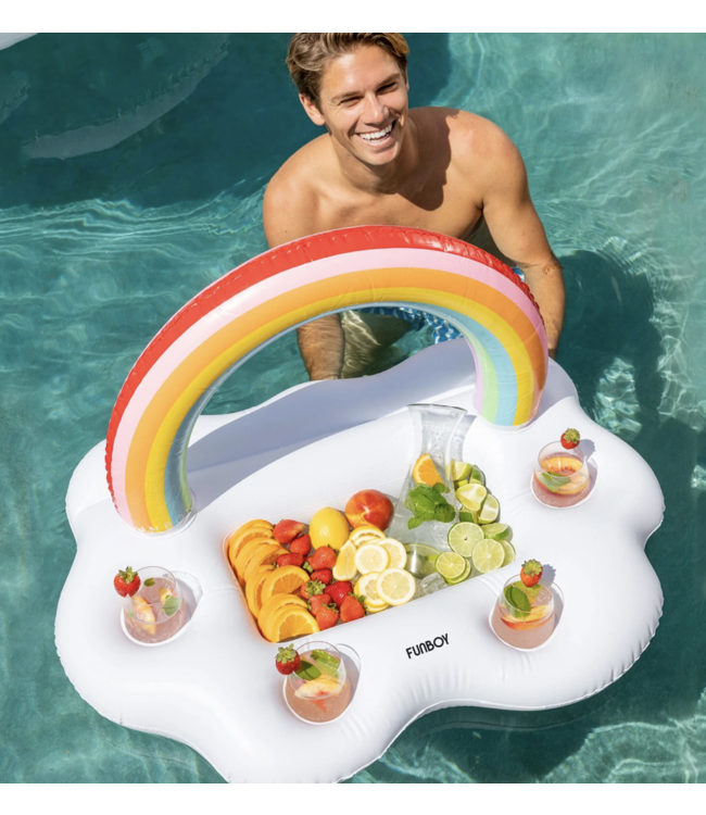 Fun Boy Inc. Rainbow Cloud Float Cooler