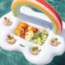 Fun Boy Inc. Rainbow Cloud Float Cooler