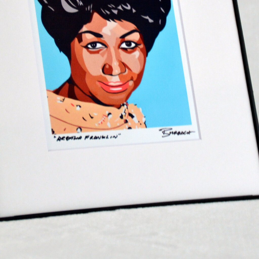 ChrisBurbach Aretha Franklin Portrait