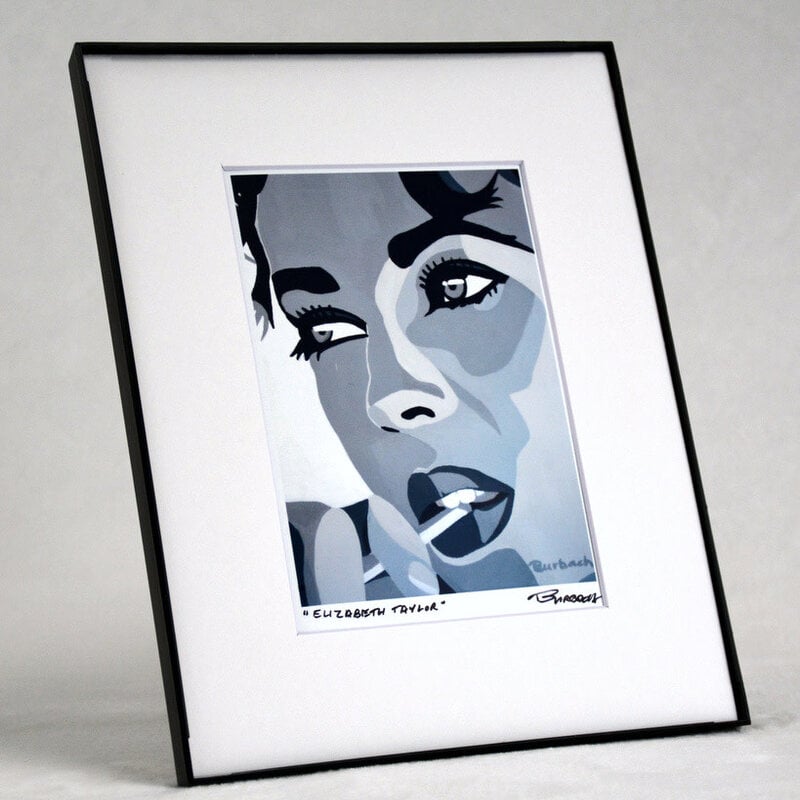 ChrisBurbach Elizabeth Taylor - Eyes Portrait