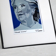 ChrisBurbach Hillary Clinton Portrait